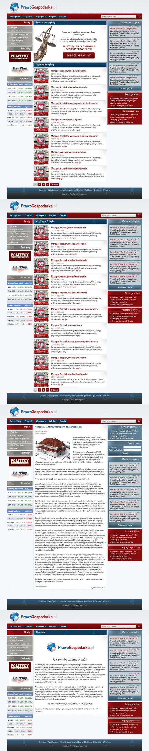 www.prawogospodarka.pl | dfs, design fresh site