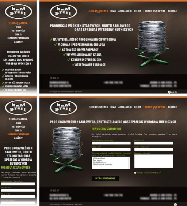 www.km-steel.pl | dfs, design fresh site