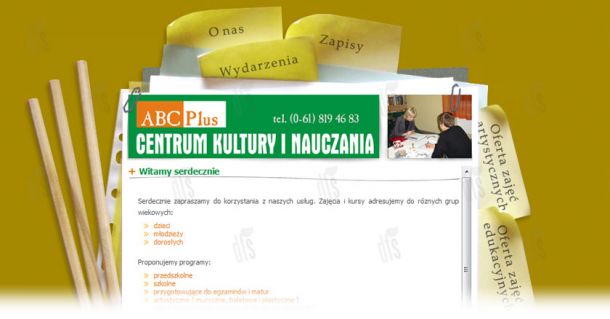 www.abcplus.edu.pl | dfs, design fresh site